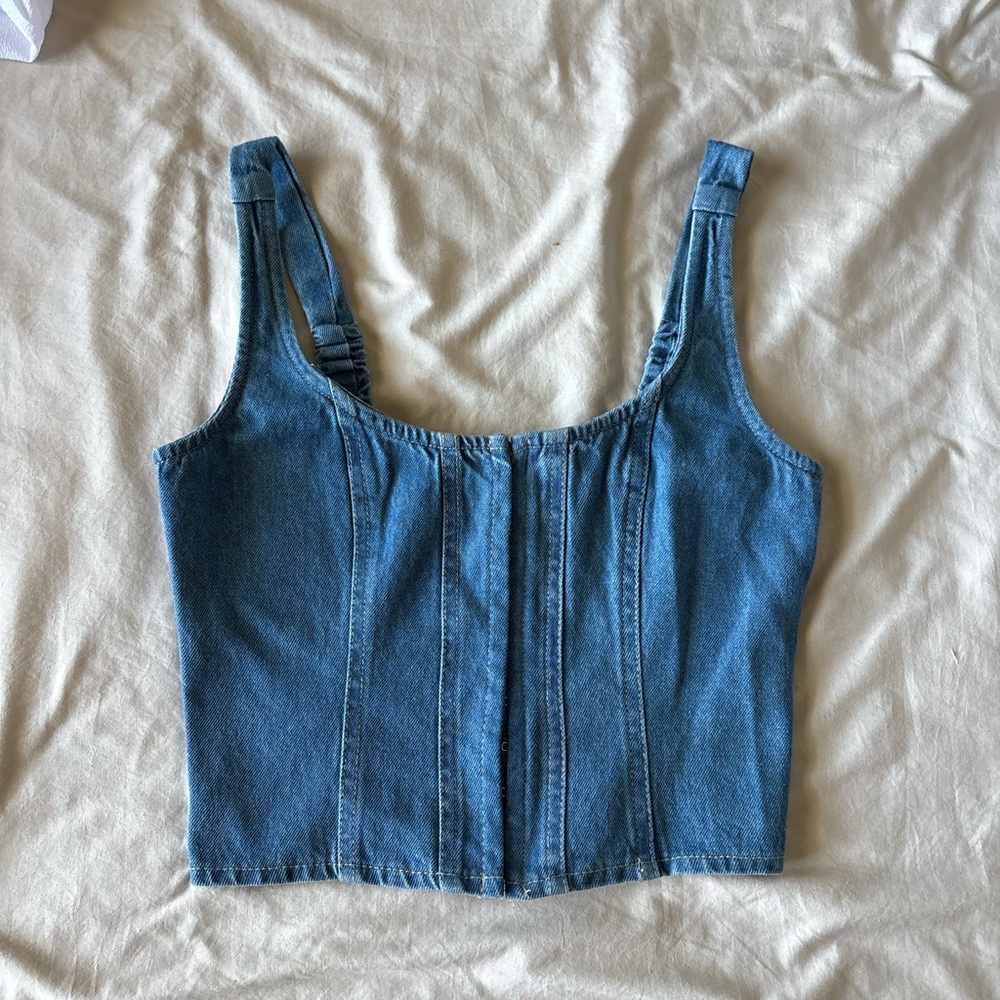 Denim Blue Women's Top
